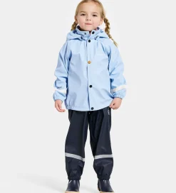 Regntøj|Didriksons Regntøj m. Seler - PU - Slaskeman - Light Sea Blue