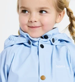 Regntøj|Didriksons Regntøj m. Seler - PU - Slaskeman - Light Sea Blue