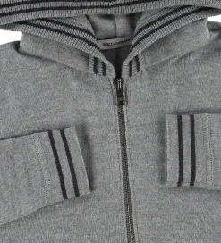 Striktrøjer|Dolce & Gabbana Cardigan - Uld - DNA - Grå