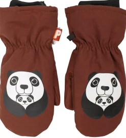 Handsker Og Luffer|DYR -Cph Luffer m. Fleece - Paw - Brick m. Pandamor