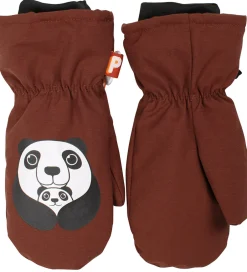 Handsker Og Luffer|DYR -Cph Luffer m. Fleece - Paw - Brick m. Pandamor