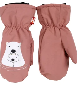 Handsker Og Luffer|DYR -Cph Luffer m. Fleece - Paw - DK Rose Beige m. Isbjørn Mor