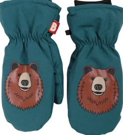 Handsker Og Luffer|DYR -Cph Luffer m. Fleece - Paw - DK Slate m. Brun Bjørn