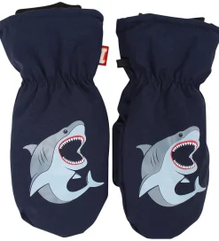 Handsker Og Luffer|DYR -Cph Luffer m. Fleece - Paw - Navy m. Hvidhaj