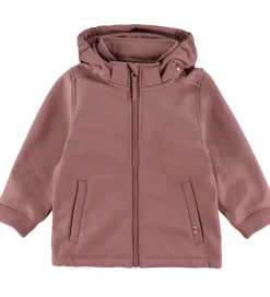 Overgangsjakker|DYR -Cph Softshelljakke - evild - Dk Rose Beige Rød Panda