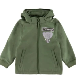 Overgangsjakker|DYR -Cph Softshelljakke - evild - Soft Khaki epasser/Elefan