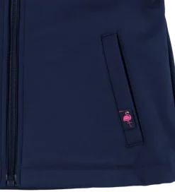 Softshell|DYR -Cph Softshelljakke - evild - Navy m. Flamingo