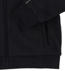 Hættetrøjer|EA7 Cardigan - Sort m. Grøn