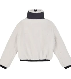 Fleece|EA7 Fleecejakke - White Sand m. Sort