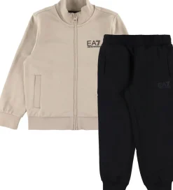Cardigans|EA7 Sweatsæt - Beige/Sort