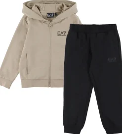 Cardigans|EA7 Sweatsæt - Beige/Sort