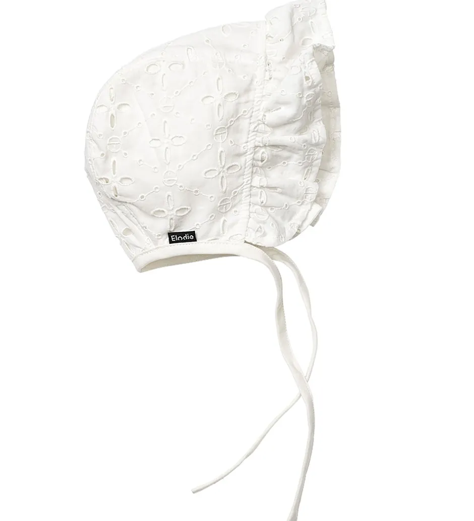 Babyhjelme|Elodie Details Babyhjelm - Hvid m. Blonder