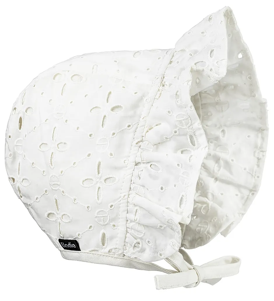 Babyhjelme|Elodie Details Babyhjelm - Hvid m. Blonder