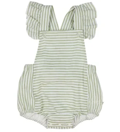 Sommerdragter|Emporio Armani Gaveæske - Sommerdragt/Nusseklud - Grøn/Hvidstrib