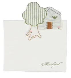 Sommerdragter|Emporio Armani Gaveæske - Sommerdragt/Nusseklud - Grøn/Hvidstrib