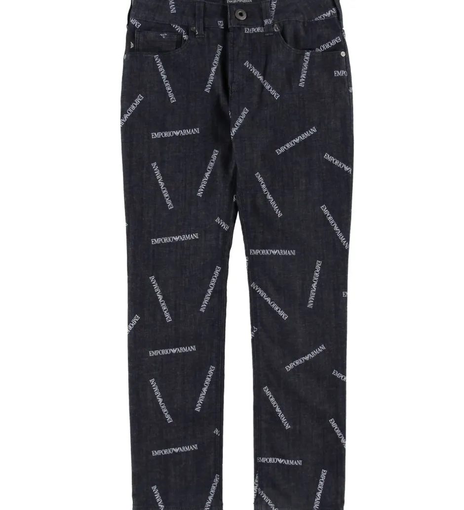 Konfirmationstøj|Emporio Armani Jeans - Navy m. Allover Print