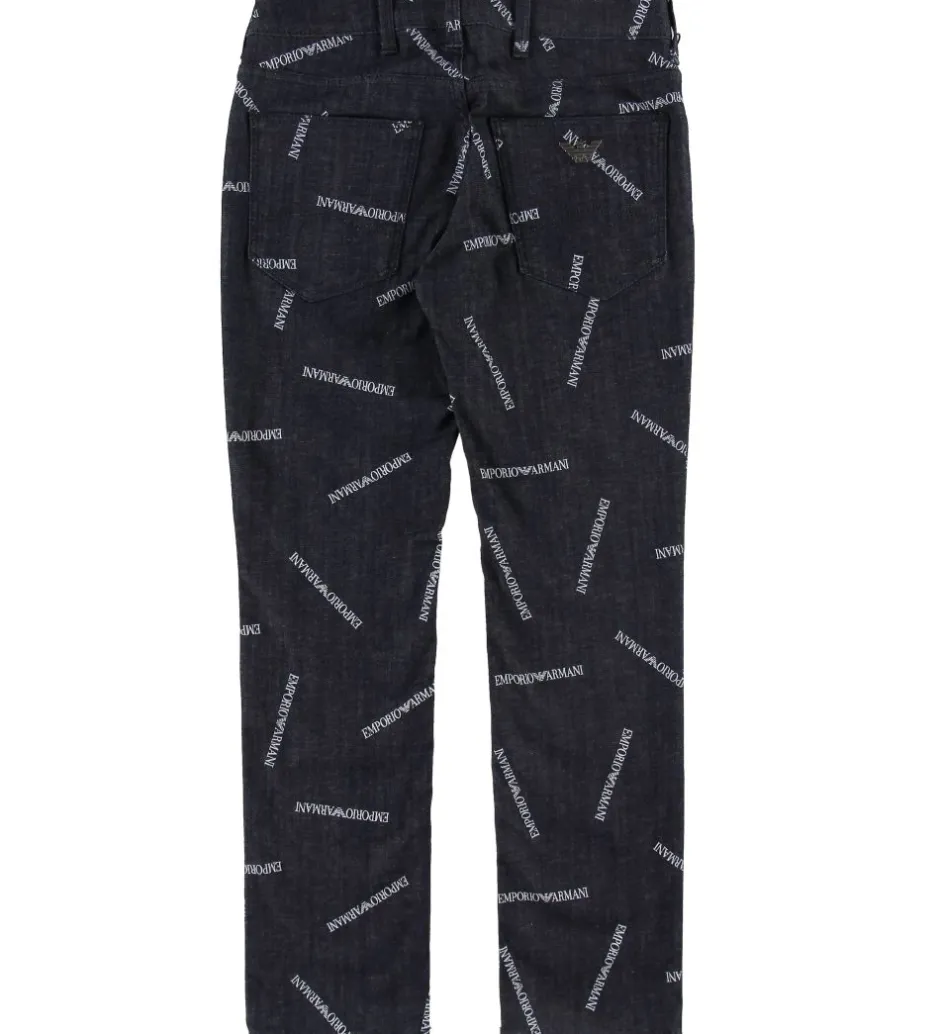 Konfirmationstøj|Emporio Armani Jeans - Navy m. Allover Print