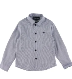 Konfirmationstøj|Emporio Armani Skjorte - Navy/Hvidternet