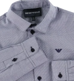 Konfirmationstøj|Emporio Armani Skjorte - Navy/Hvidternet