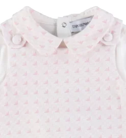 Heldragter|Emporio Armani Sparkedragt/Body l/æ - Hvid/Rosa m. Logoer