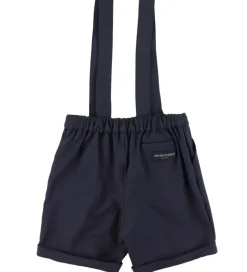 Skjorter|Konfirmationstøj|Emporio Armani Sæt - Skjorte/Shorts - Dark Navy/Hvid