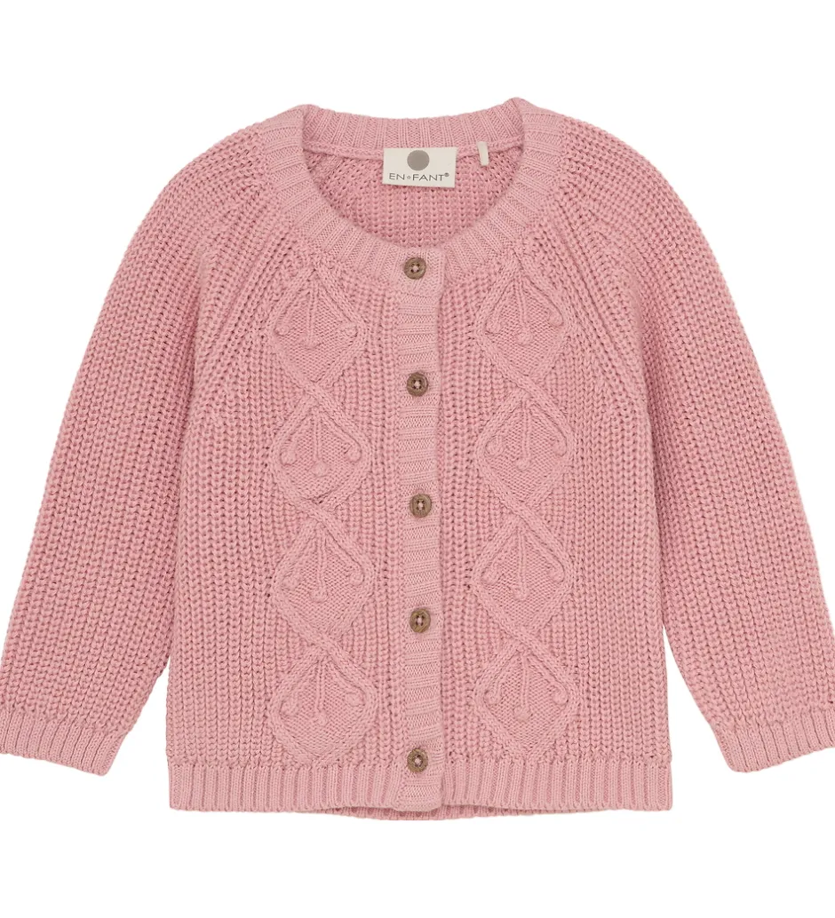 Striktrøjer|En Fant Cardigan - Strik - Bridal Rose