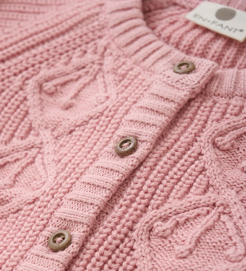 Striktrøjer|En Fant Cardigan - Strik - Bridal Rose