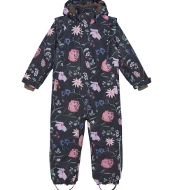 Flyverdragter|En Fant Flyverdragt - Ebony m. Blomster/Flæser