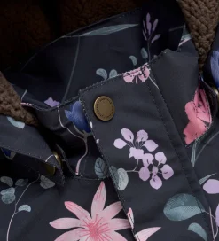 Flyverdragter|En Fant Flyverdragt - Ebony m. Blomster/Flæser