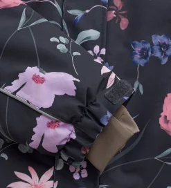 Flyverdragter|En Fant Flyverdragt - Ebony m. Blomster/Flæser