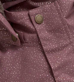 Flyverdragter|En Fant Flyverdragt - Rosa Taupe m. Guldprikker/Flæser