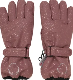 Handsker Og Luffer|En Fant Handsker - Frosted Almond m. Guldprikker