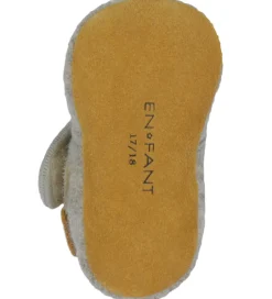 Uld|En Fant Hjemmesko - Uld - Grape Shake m. Hjerter