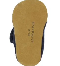 Uld|En Fant Hjemmesko - Uld - Navy