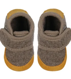 Uld|En Fant Hjemmesko - Uld - Walnut