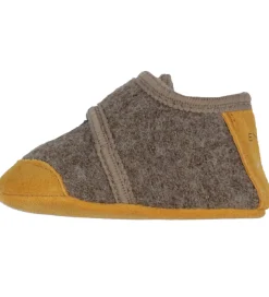 Uld|En Fant Hjemmesko - Uld - Walnut