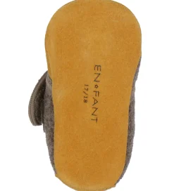 Uld|En Fant Hjemmesko - Uld - Walnut