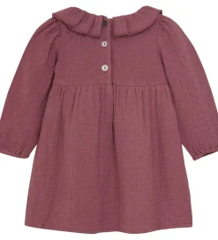 Kjoler|En Fant Kjole - Musselin - Roan rouge