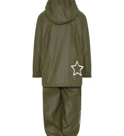 Regntøj|En Fant Regntøj m. Seler - PU - Ivy Green