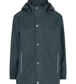 Regntøj|En Fant Regntøj m. Seler - PU - Dark Slate