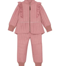 Termotøj|En Fant Termotøj - Old Rose m. Flæser/Glitter