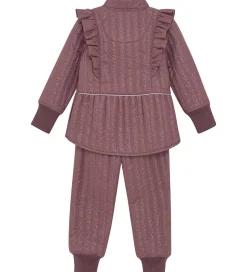 Termotøj|En Fant Termotøj - Rose Taupe m. Flæser/Glitter