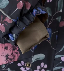 Vinterjakker|En Fant Vinterjakke - Ebony m. Blomster/Flæser