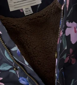 Vinterjakker|En Fant Vinterjakke - Ebony m. Blomster/Flæser