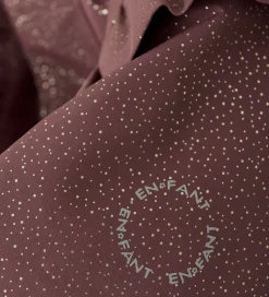 Vinterjakker|En Fant Vinterjakke - Rose Taupe m. Guldprikker/Flæser