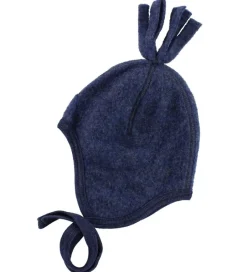 Babyhjelme|Engel Babyhjelm - Uld - Blåmeleret