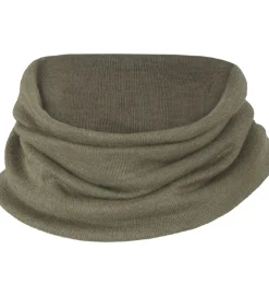 Tørklæder|Engel Tube - Uld/Silke - Olive