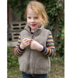 Veste|Engel Vest - Uld - Walnut Melange