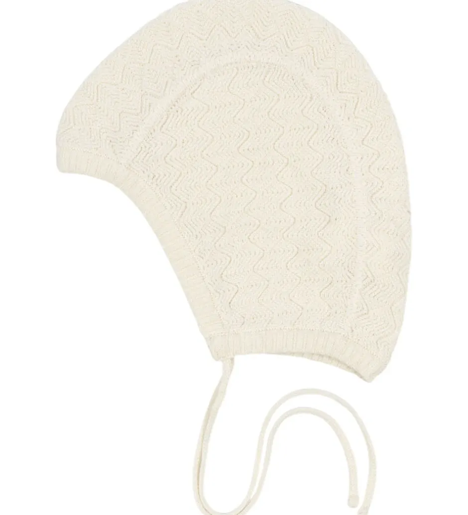 Basis|Fanga Fontana Babyhjelm - Strik - Venti - Antique White