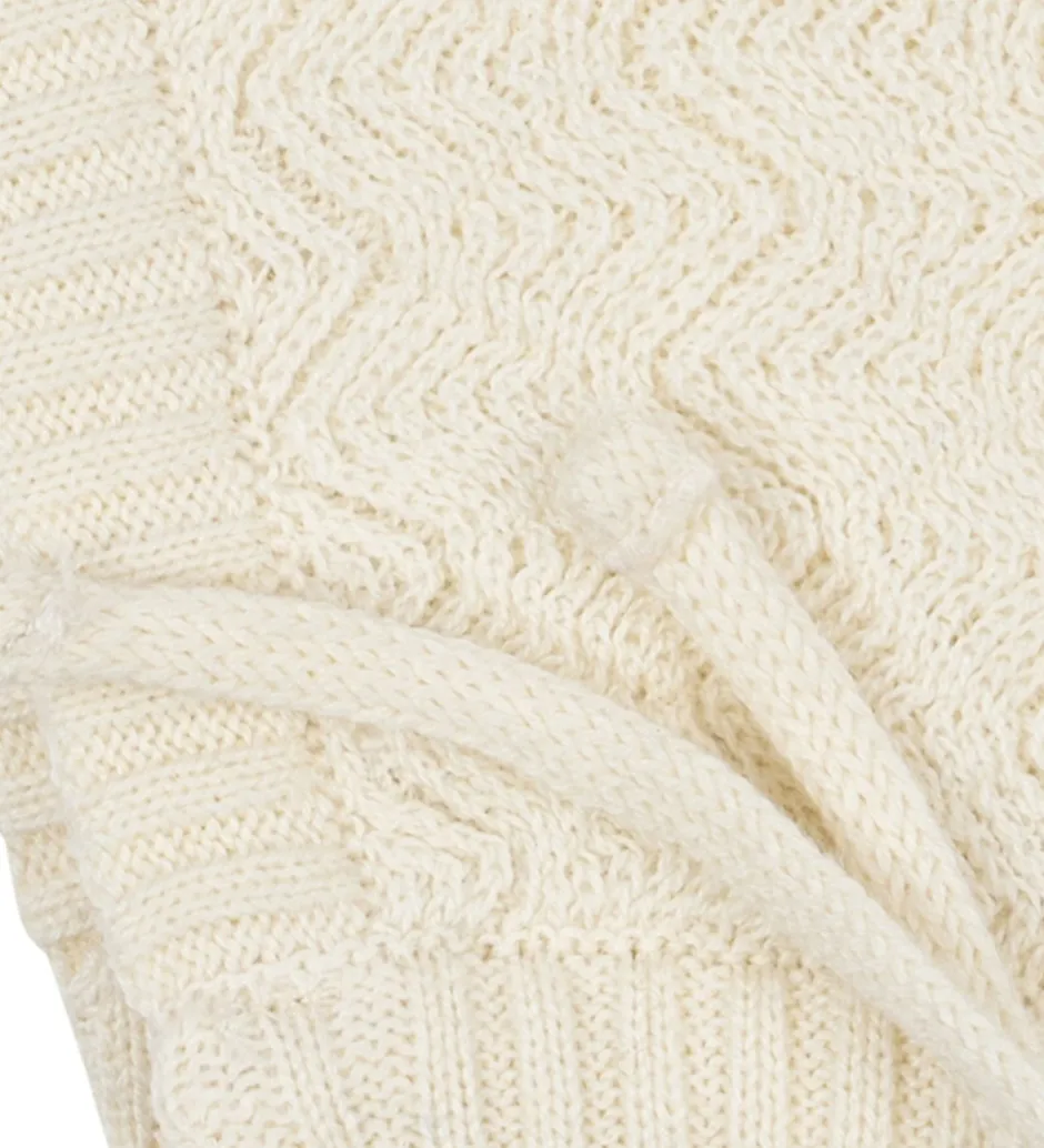 Basis|Fanga Fontana Babyhjelm - Strik - Venti - Antique White